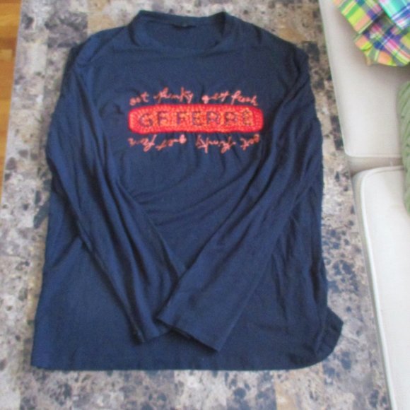 Gianfranco Ferre Long Sleeved Top LG NEW Unisex - Picture 7 of 9